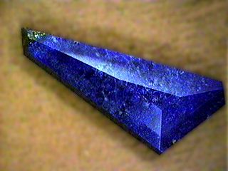 Faceted Lapis suitable for pendant